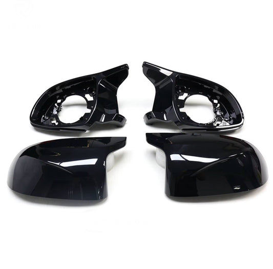 Gloss Black Mirror Caps/Frame - X3,X4,X5,X6 & X7