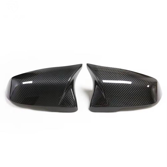 M Style Dry Carbon Fibre Mirror Caps - A90/91 Supra
