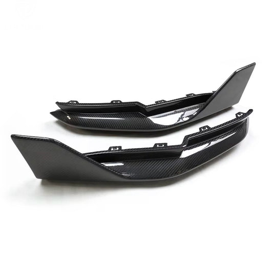 MP Style Dry Carbon Fibre Rear Bumper Splitters - G Chassis