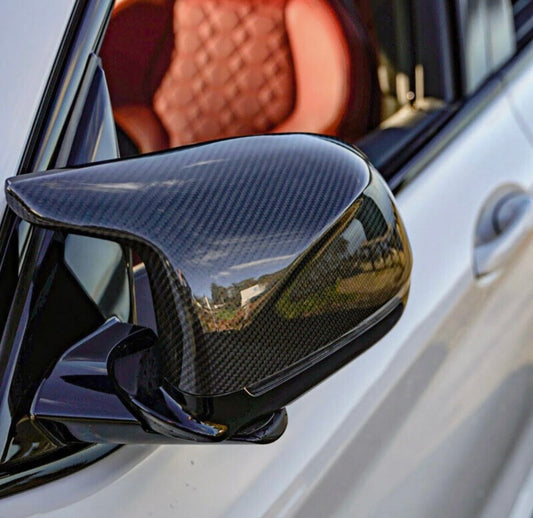 Dry Carbon Fibre Mirror Caps - X3,4,5,7 & 7M