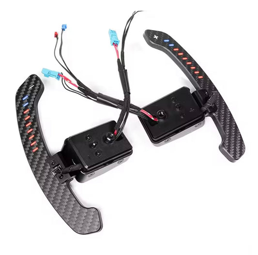 Custom LED Magnetic Carbon Fiber Paddle Shifters - F & G Chassis
