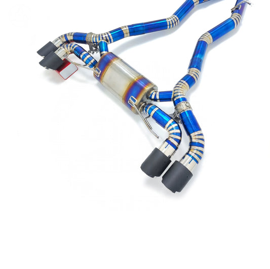 Titanium Catback Exhaust - BMW X5M/X6M