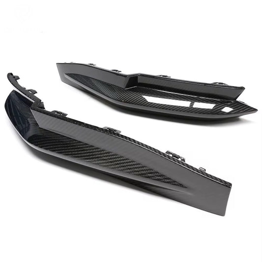 Dry Carbon Fibre Rear Side Bumper Splitter - M3 G80