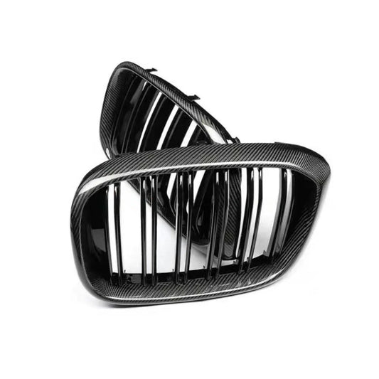 Carbon Fibre Gloss Black Front Grille - X3/X3M & X4/X4M