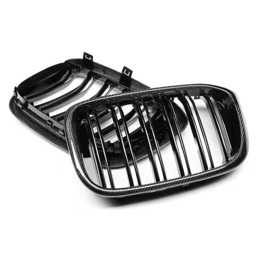 Carbon Fibre Gloss Black Front Grille - X3/X3M & X4/X4M