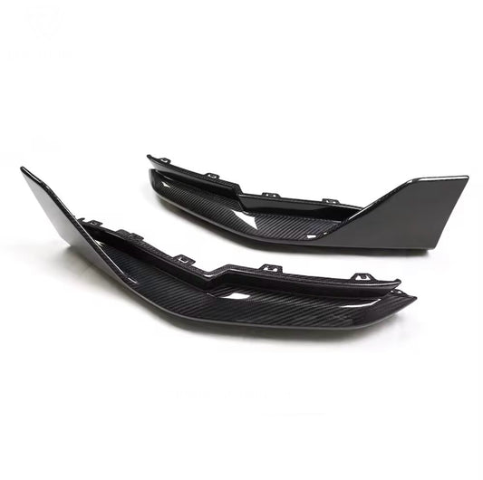 MP Style Dry Carbon Fibre Rear Bumper Splitters - G Chassis