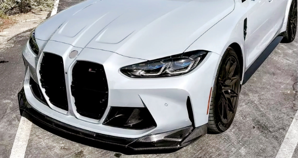 V Style Dry Carbon Fibre Front Lip - BMW G80 M3 & G82/G83 M4