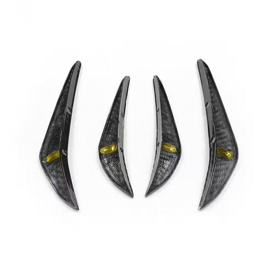 Dry Carbon Fibre Front Side Bumper Canards - G Chassis