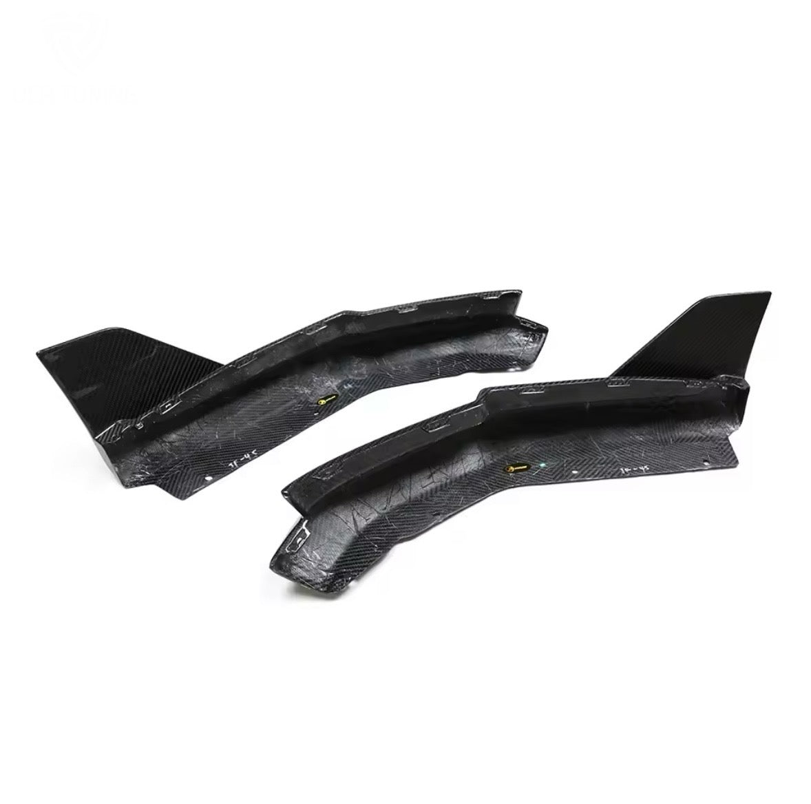 MP Style Dry Carbon Fibre Rear Bumper Splitters - G Chassis