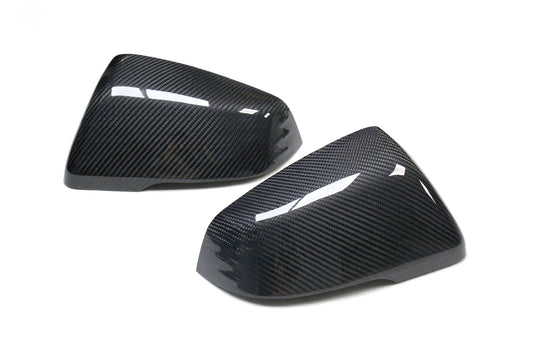 Dry Carbon Fibre Mirror Caps - A90/91 Supra