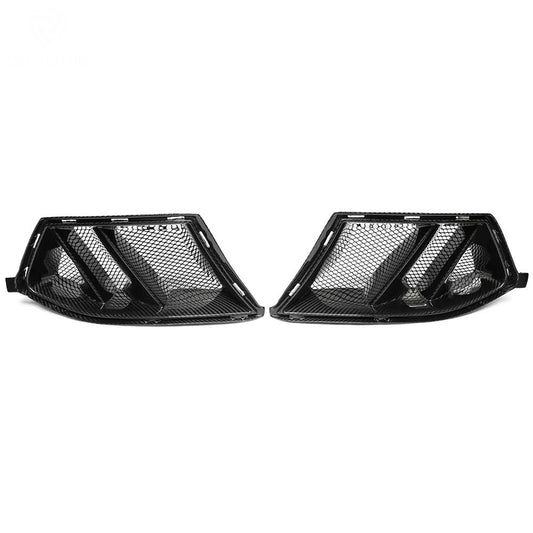 Dry Carbon Fibre Front Bumper Air Vent Trim/Stainless Mesh - M3 G80 / M4 G82