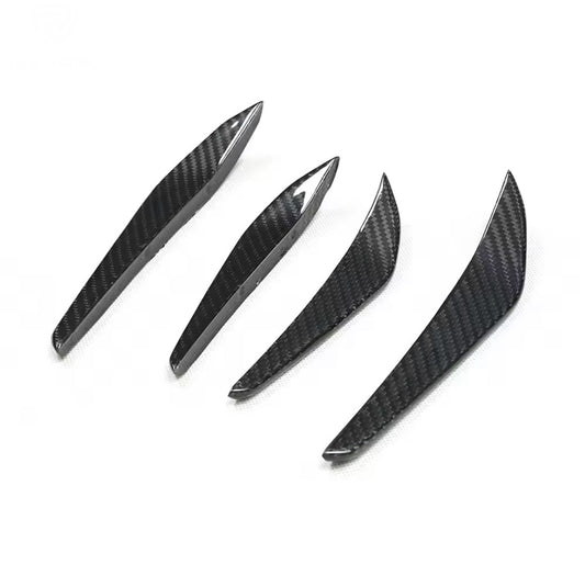 Dry Carbon Fibre Front Side Bumper Canards - G Chassis