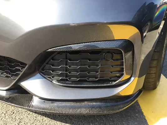 Carbon Fibre Front Fog Light Canards - 1 Series F20 M140i