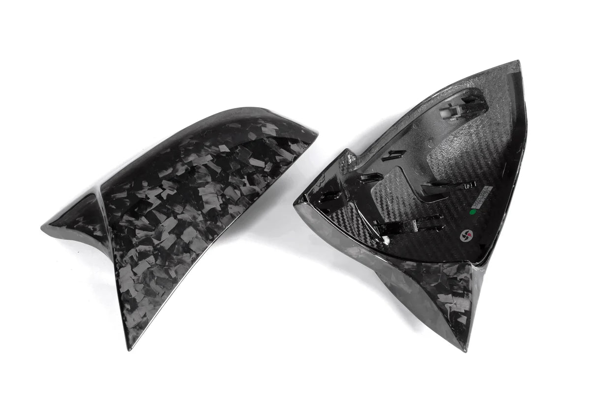 M Style Forged Carbon Fibre Mirror Caps - 1/2/3/4 Series & F87 M2