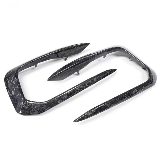 Forged Carbon Fibre Front Fog Light Canards - 1 Series F20/ M140i