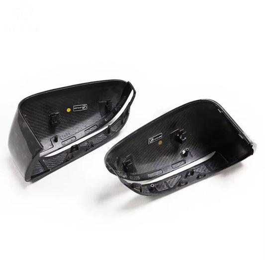 Forged Dry Carbon Fibre Mirror Caps RHD - G chassis