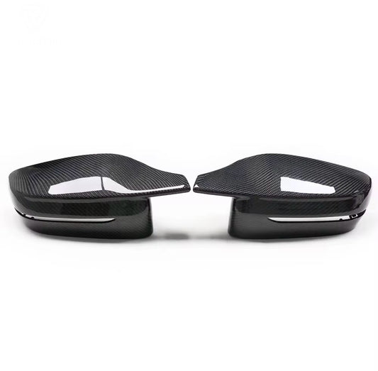 Carbon Fibre Mirror Caps - G chassis
