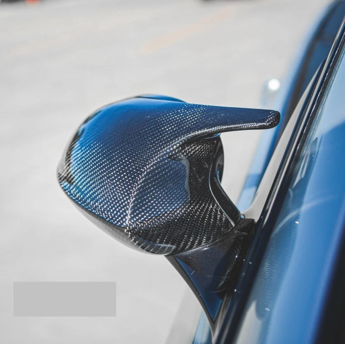M Style Carbon Fibre Mirror Caps - 3 Series E Chassis