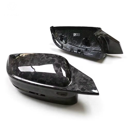 Dry Forged Carbon Fibre Mirror Caps - G Chassis
