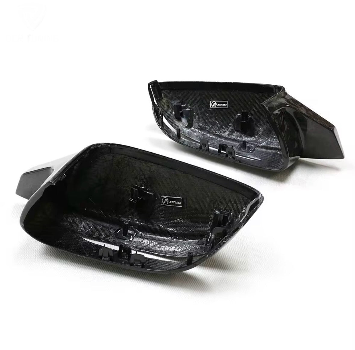 Dry Forged Carbon Fibre Mirror Caps - G Chassis