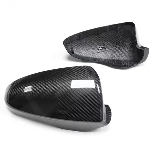 Dry Carbon Fibre Mirror Caps - F Chassis