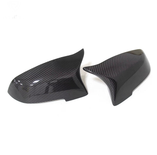 Carbon Fiber/ABS Backed Mirror Caps - 5 Series