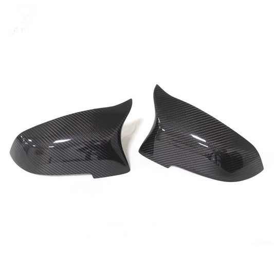 Carbon Fiber/ABS Backed Mirror Caps - 5 Series