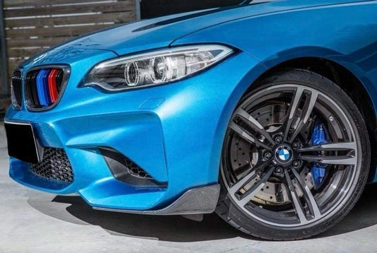 Carbon Fibre Front Bumper Fins - M2 F87