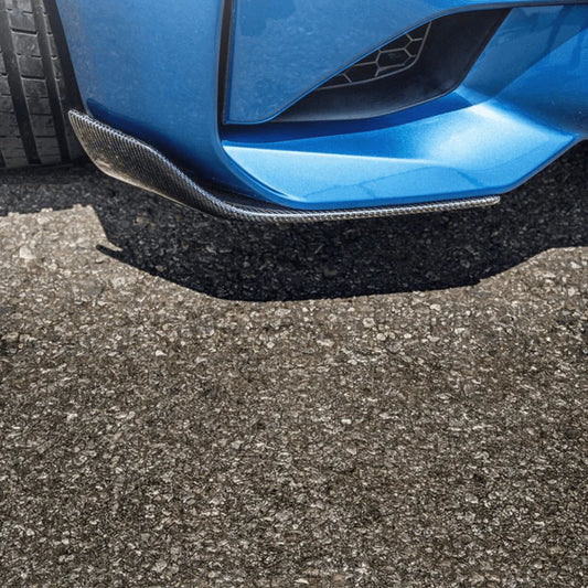 Dry Carbon Fibre Front Bumper Fins - M2 F87