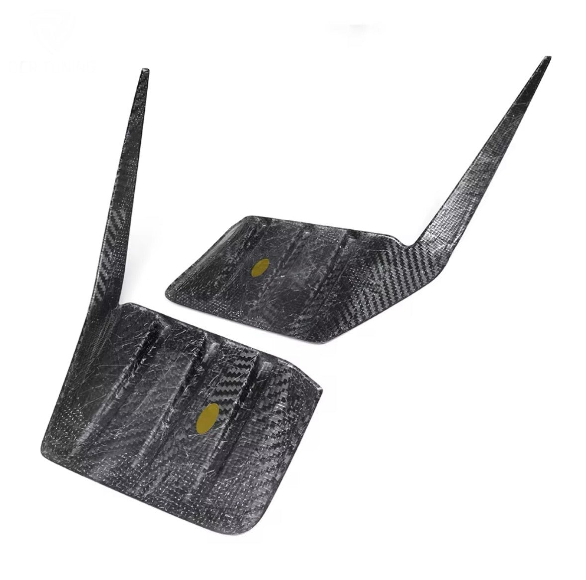 Dry Carbon Fibre Rear Bumper Side Canards - M2 G87