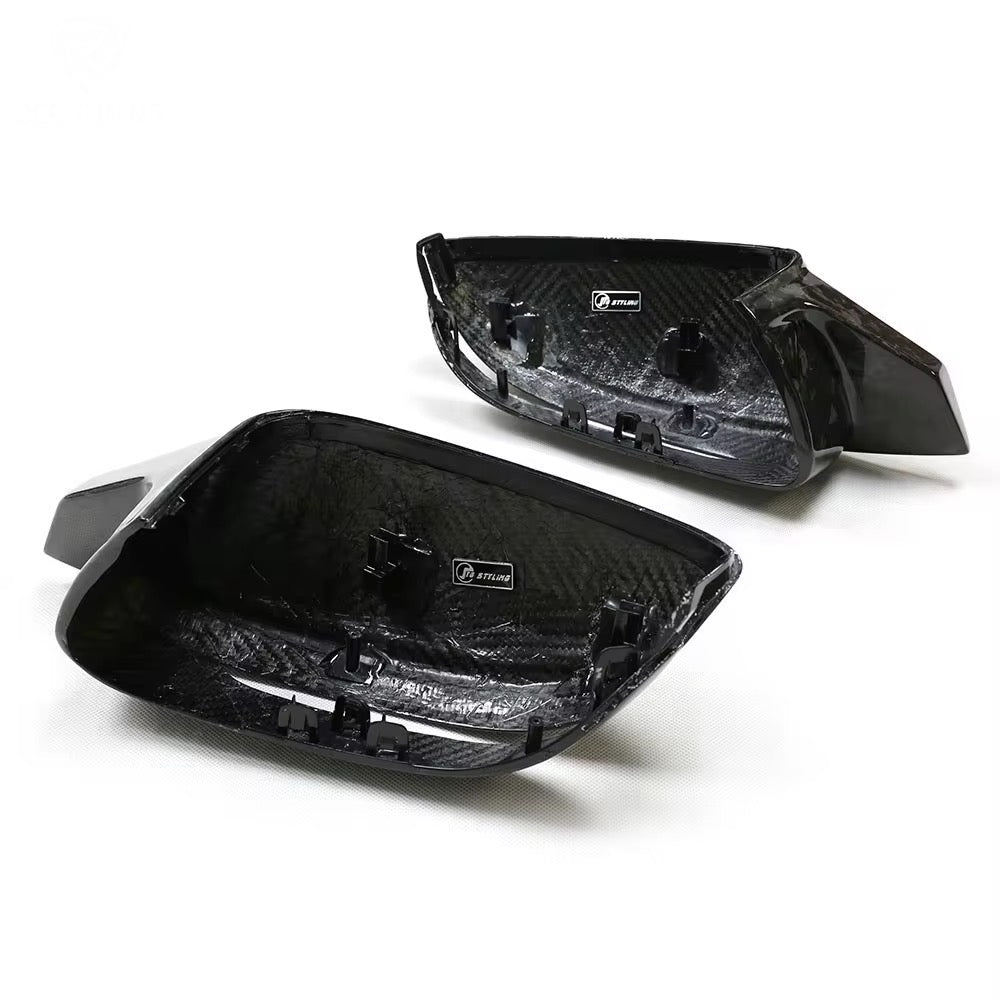 M3/M5 Style Forged Dry Carbon Fibre Mirror Caps - G Chassis