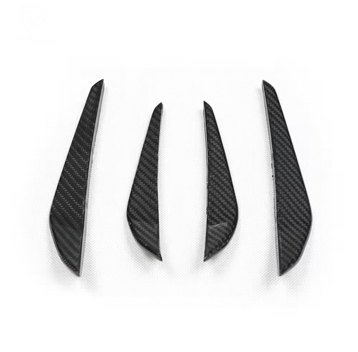 Dry Carbon Fibre Front Side Bumper Canards - G Chassis