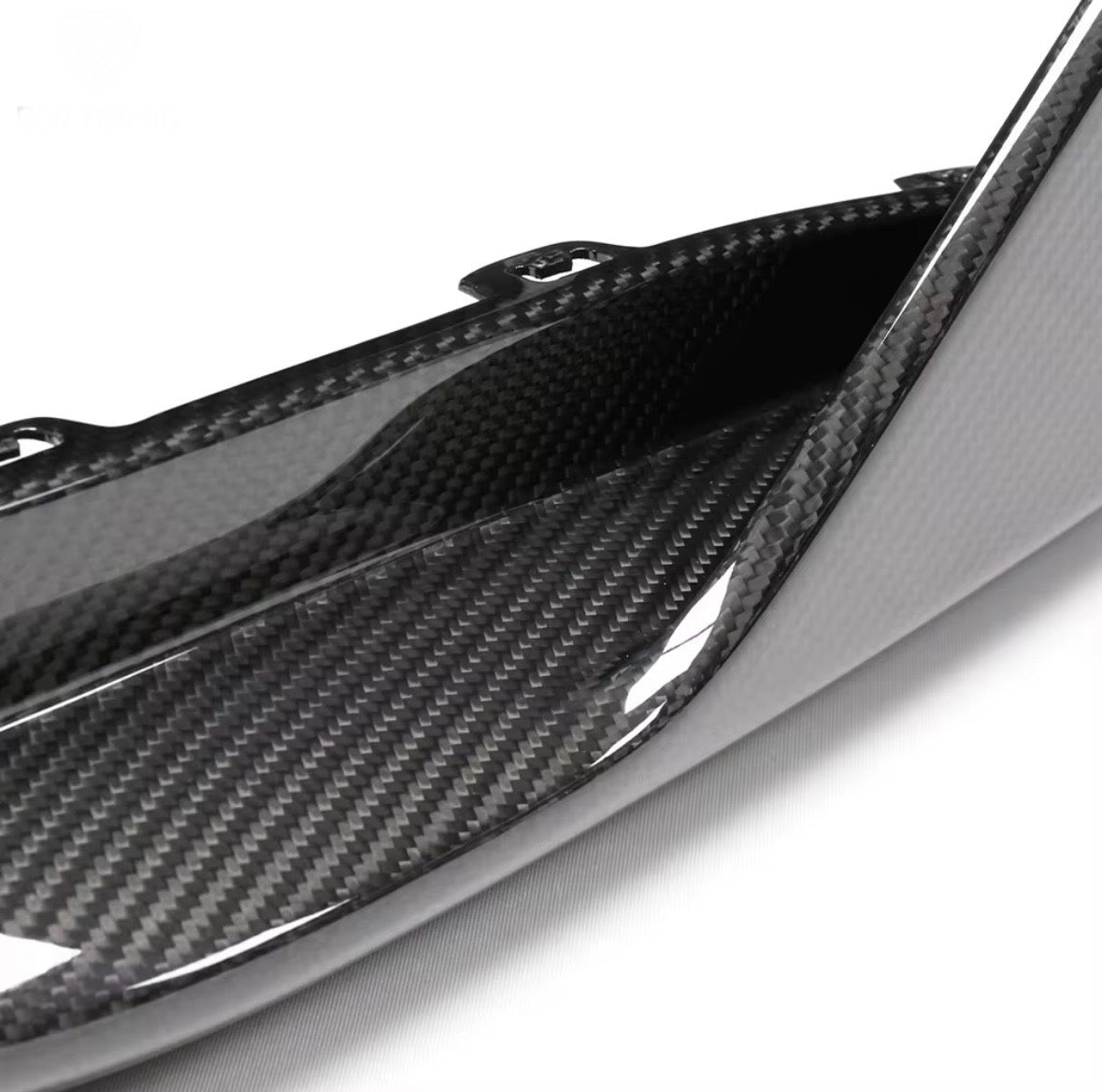 MP Style Dry Carbon Fibre Rear Side Bumper splitters - M3 G80