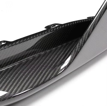 MP Style Dry Carbon Fibre Rear Side Bumper splitters - M3 G80