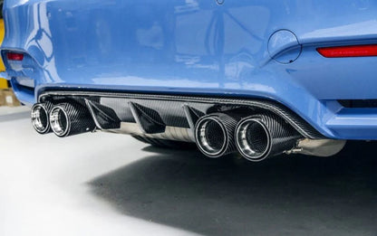 MP Style Carbon Fibre Diffuser - F Chassis M3/M4