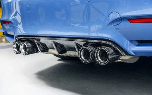 MP Style Carbon Fibre Diffuser - F Chassis M3/M4