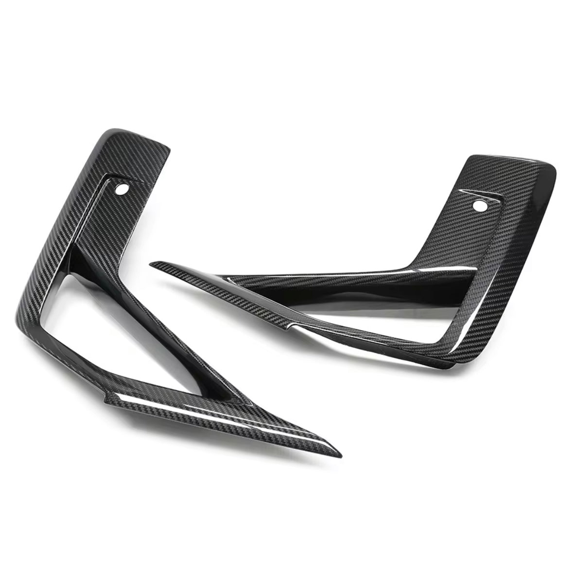 Dry Carbon Fibre Front Bumper Air Duct Inlets - X3M & X4M