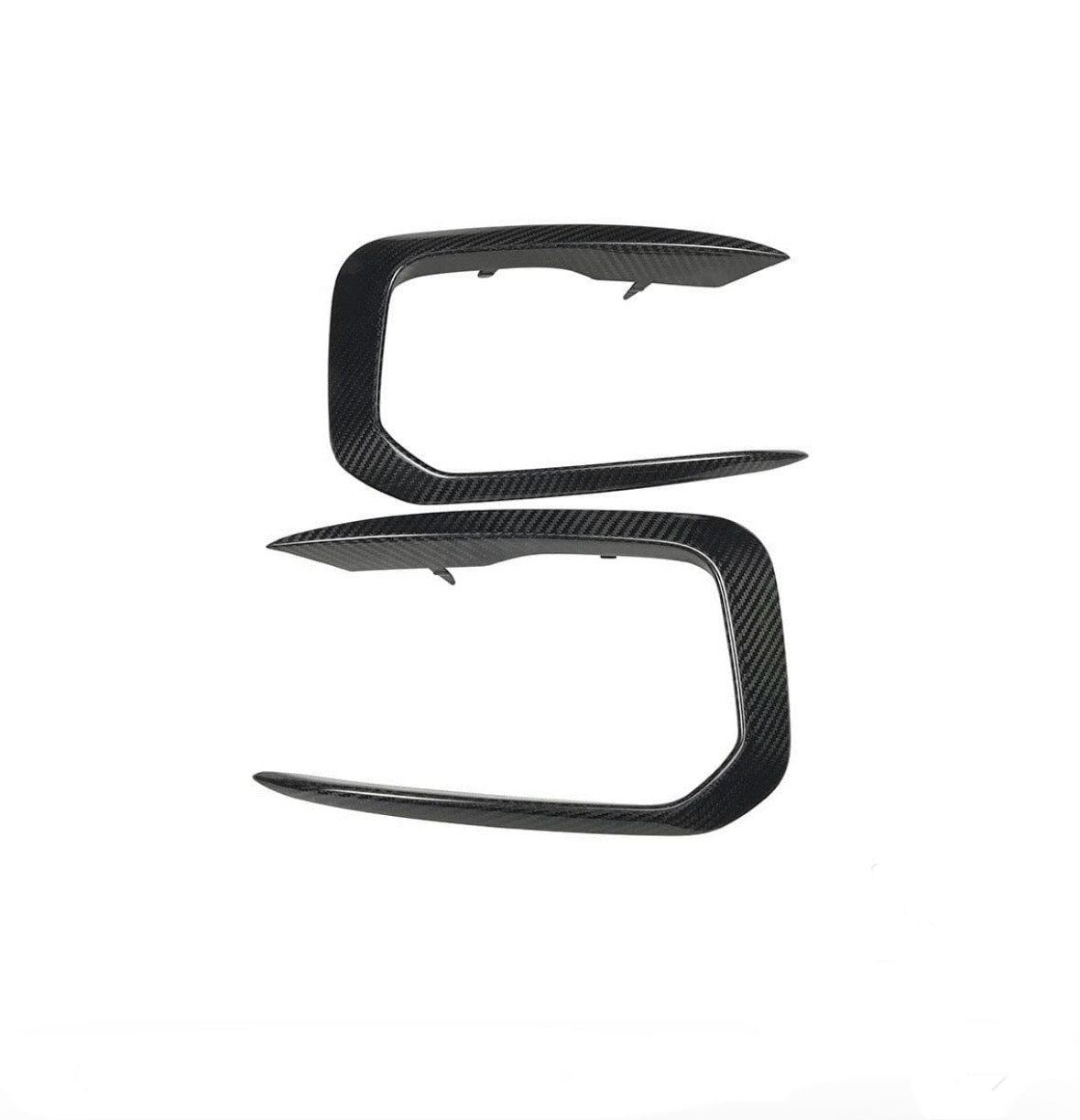 Carbon Fibre Front Fog Light Canards - 1 Series F20 M140i
