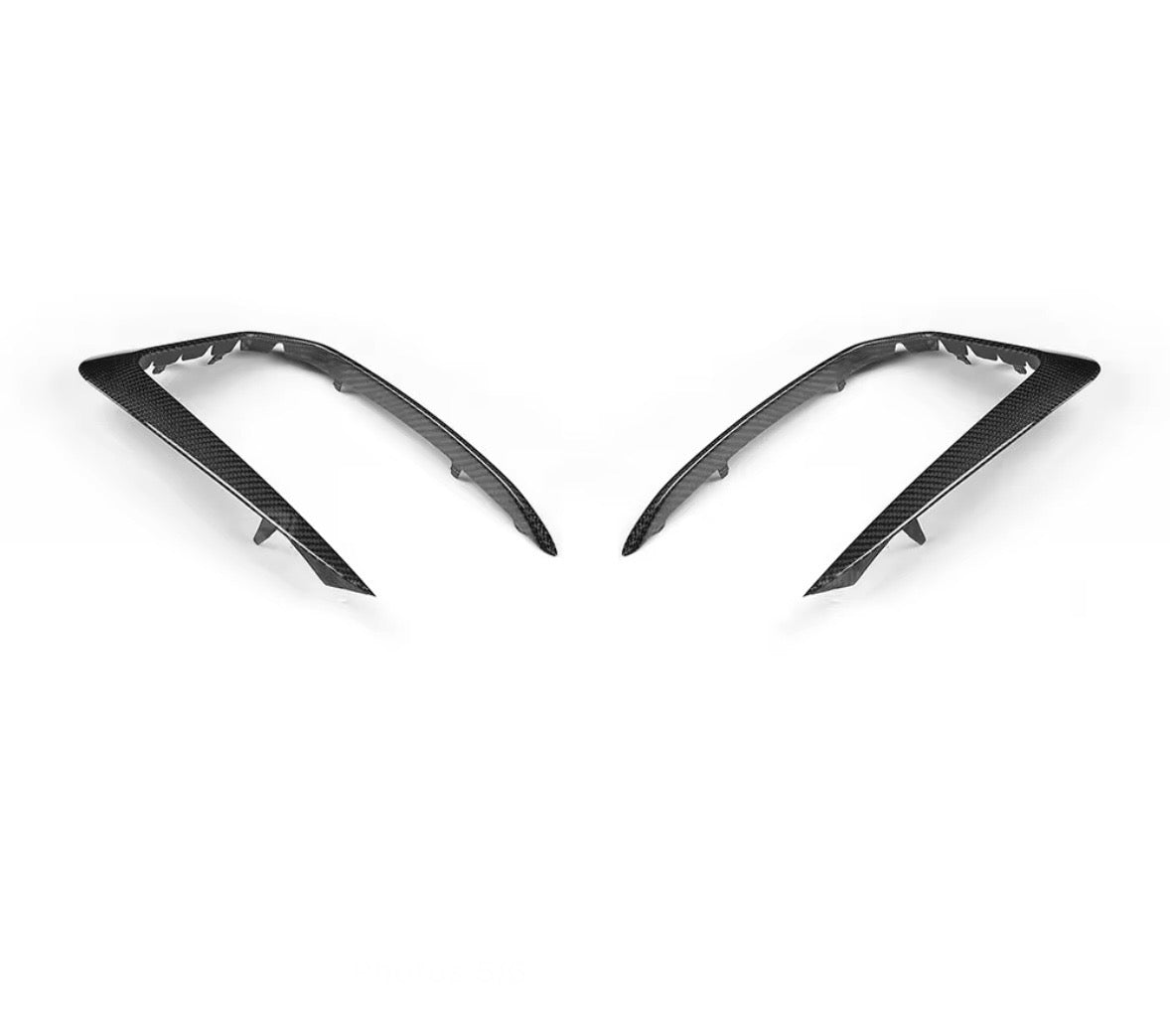 Carbon Fibre Front Fog Light Canards - 1 Series F20 M140i