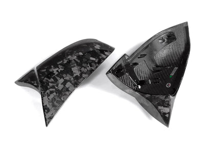M Style Forged Carbon Fibre Mirror Caps - 1/2/3/4 Series & F87 M2