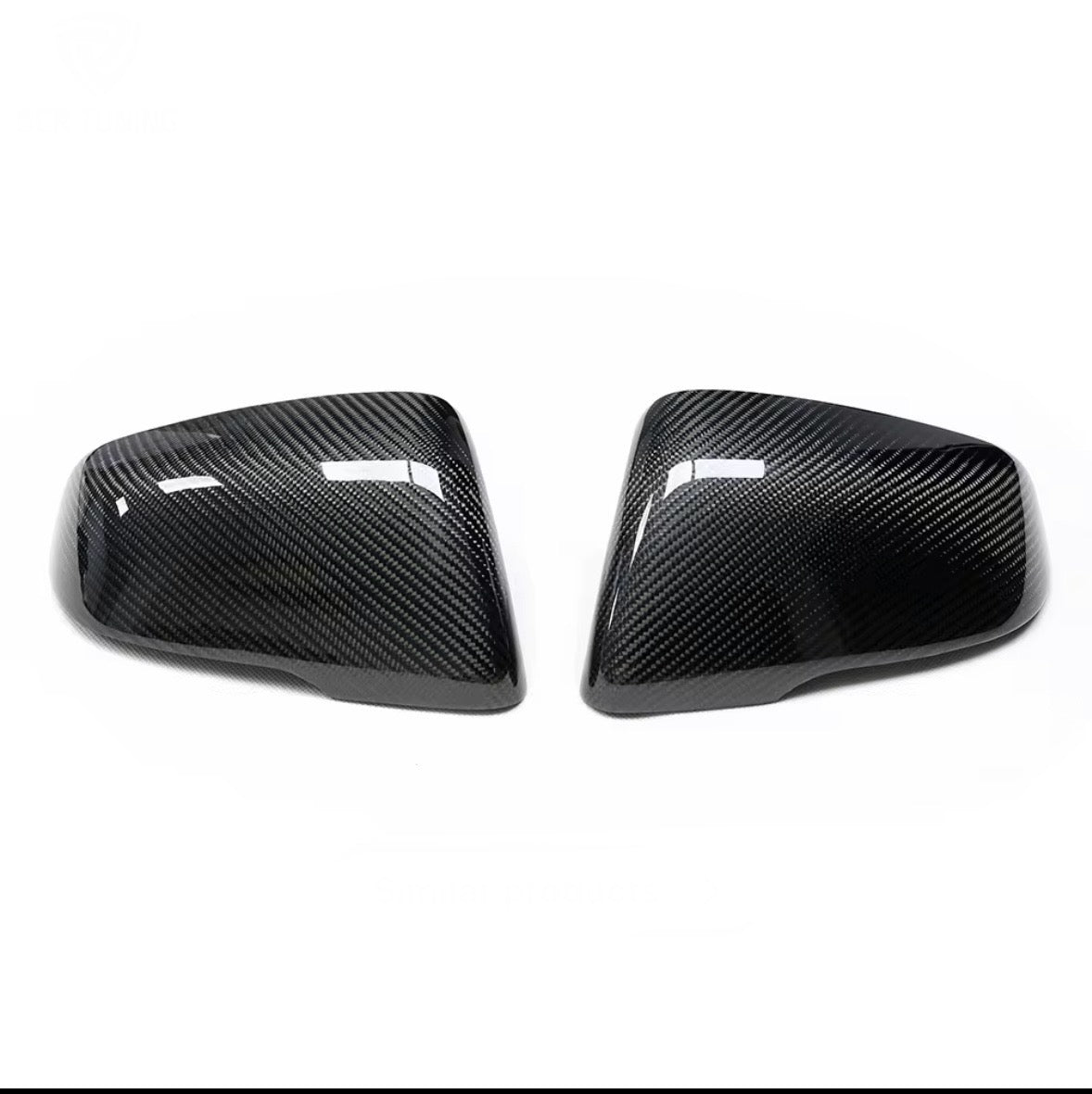 Carbon Fibre Mirror Caps - 1 & 2 Series