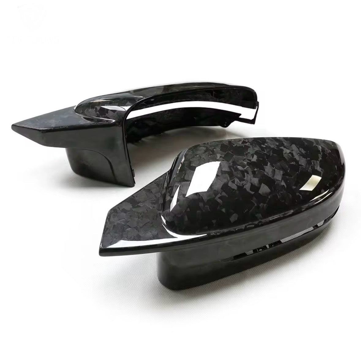 Dry Forged Carbon Fibre Mirror Caps - G Chassis