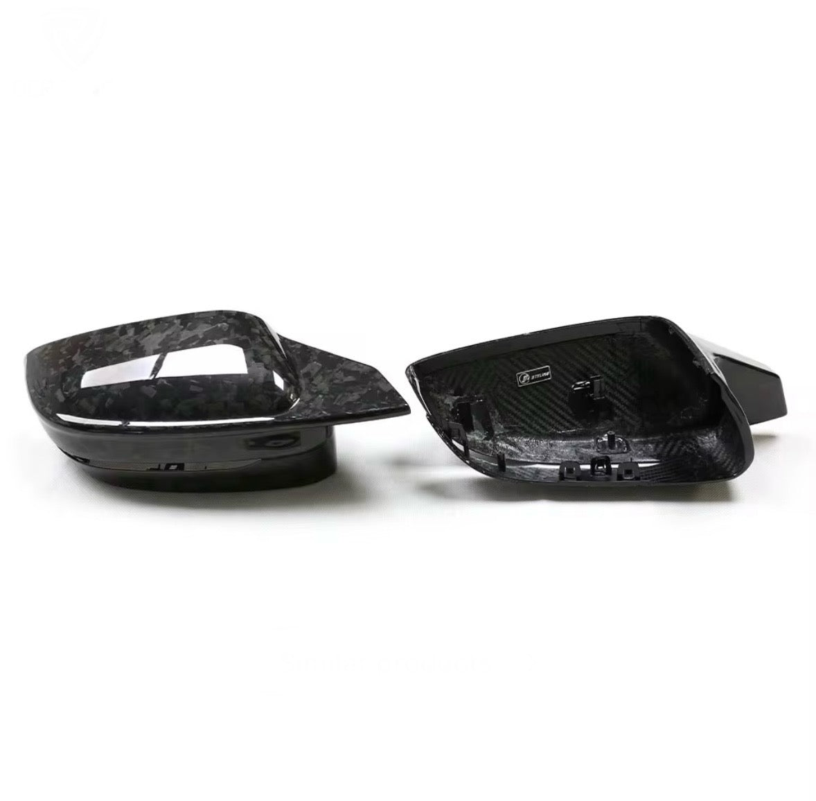 Dry Forged Carbon Fibre Mirror Caps - G Chassis