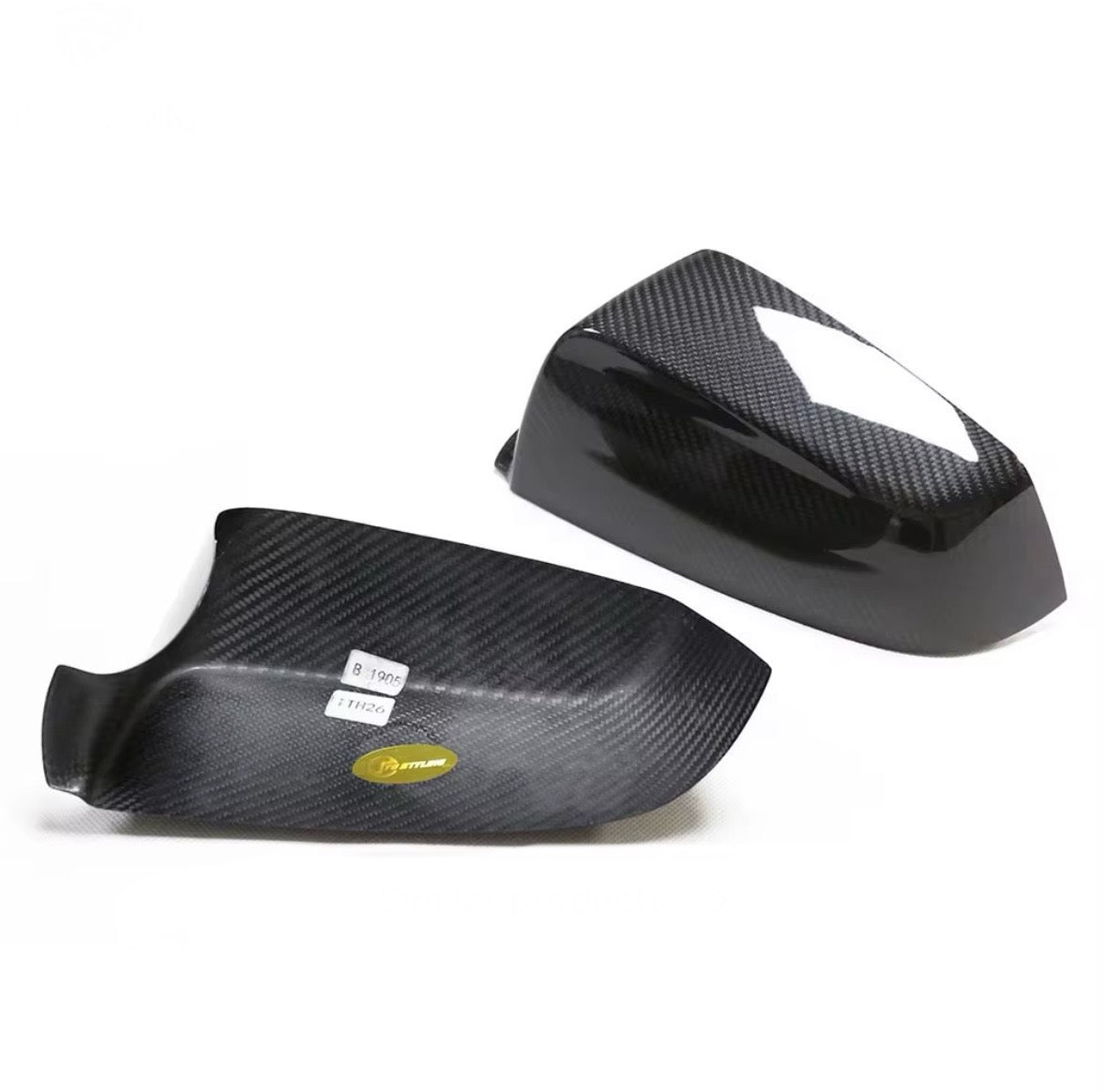 Dry Carbon Fibre Mirror Caps -E/F Chassis