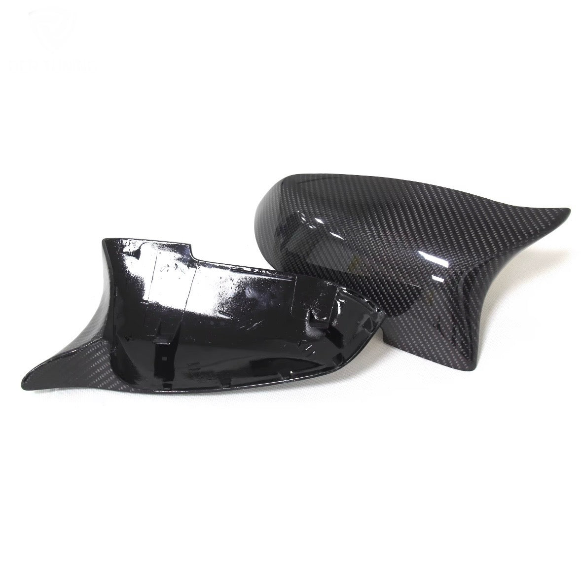 Carbon Fiber/ABS Backed Mirror Caps - 5 Series