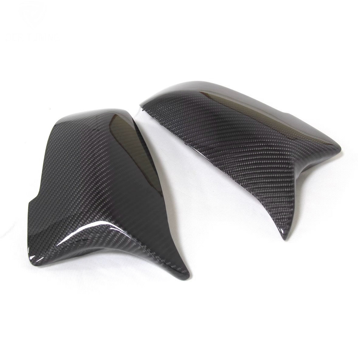 Carbon Fiber/ABS Backed Mirror Caps - 5 Series