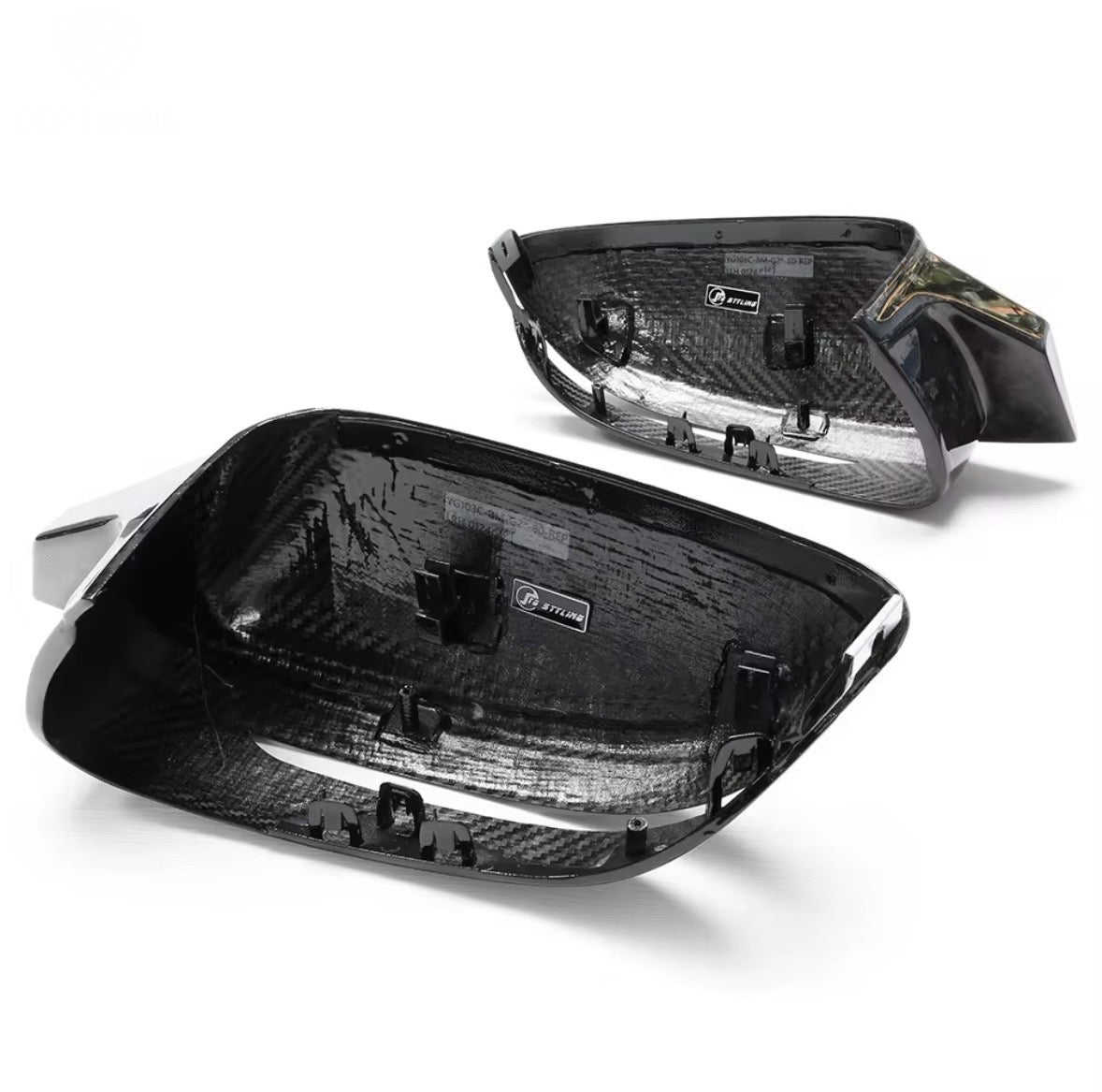 Dry Carbon Fibre Mirror Caps - 6 Series