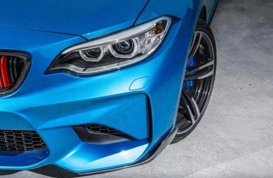 Carbon Fibre Front Bumper Fins - M2 F87