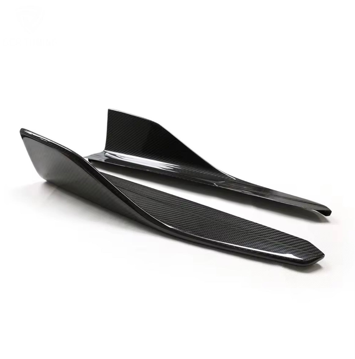 Dry Carbon Fibre Front Bumper Fins - M2 F87