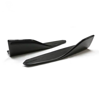 Dry Carbon Fibre Front Bumper Fins - M2 F87